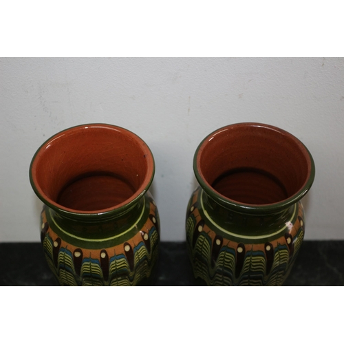 60 - Pair of Hand Painted Vases