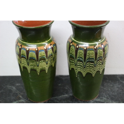 60 - Pair of Hand Painted Vases