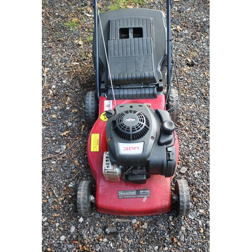 638 - Mountfield SP185 Self Propelled Petrol Lawn Mower - Working