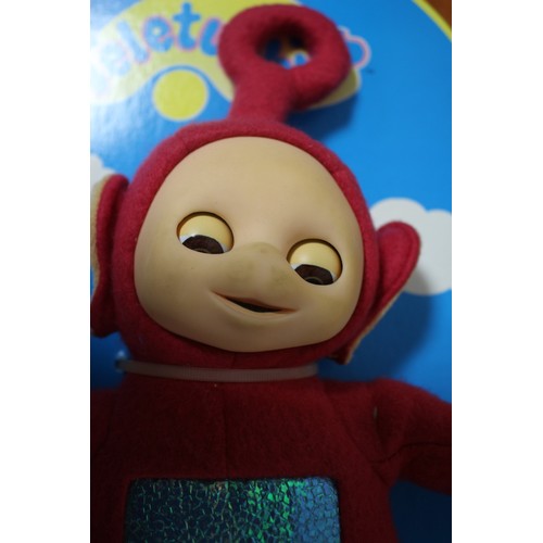 8 - Rare - Golden Bear Product Teletubbies 'Po' 1996 Original Doll with Rolling Eyes, 31cm Tall on Origi... 