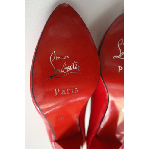 118 - Christian Louboutin Size 4 Red Heels (marked as)