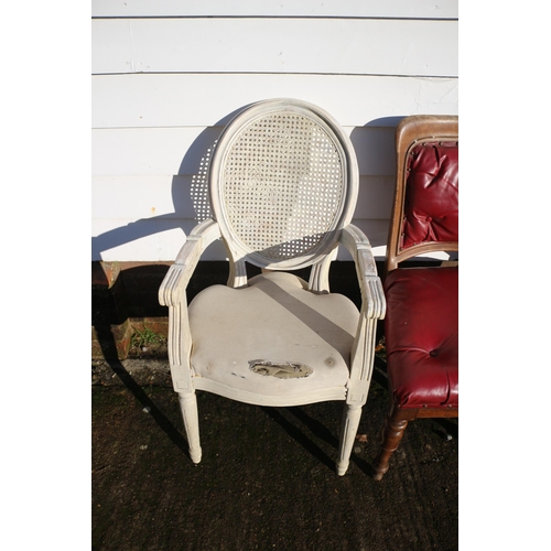 149 - 3x Wooden chairs