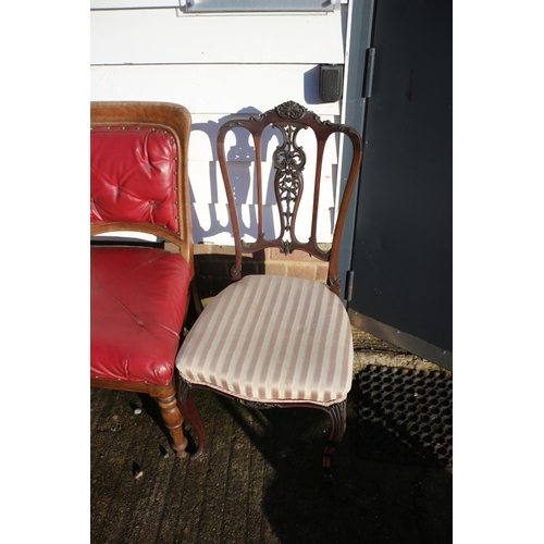 149 - 3x Wooden chairs