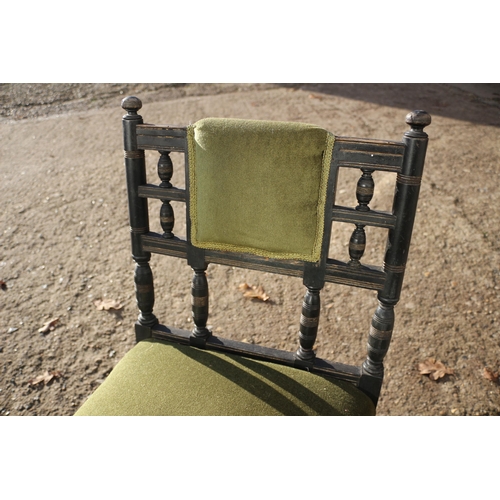 151 - Vintage Fireside Chair with Casters