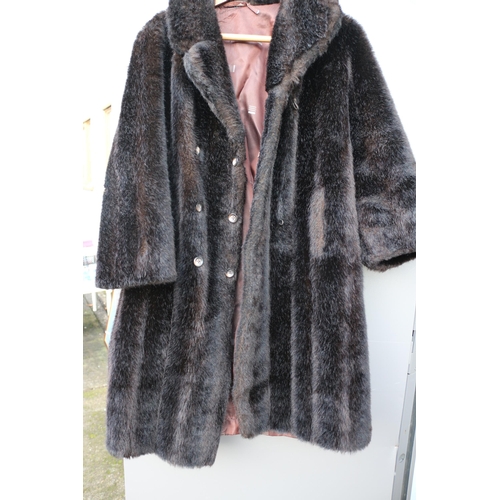 171 - Mink Effect Fur Jacket