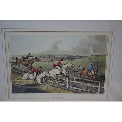 192 - 4 Fox Hunting Prints, 47 x 38 cm