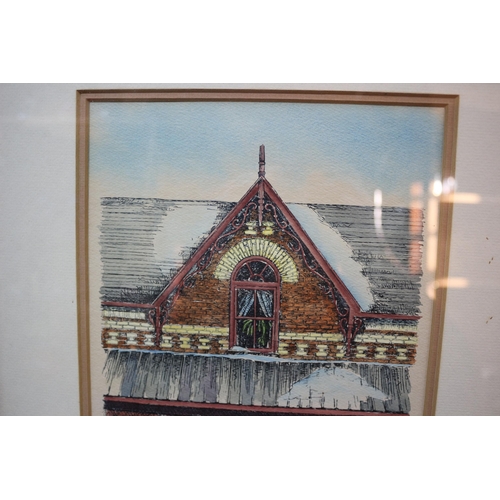 196 - Limited Edition Watercolour Serigraph 8/125 ‘The Conservatory’ Signed by Laurence ‘82 - 35 x 46cm