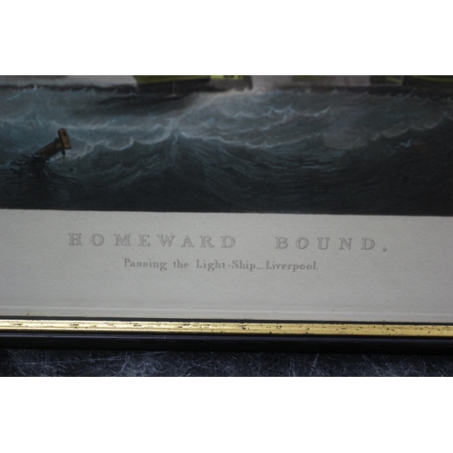 198 - Homeward Bound, painted by S Walters, Engraved by H Pappitill