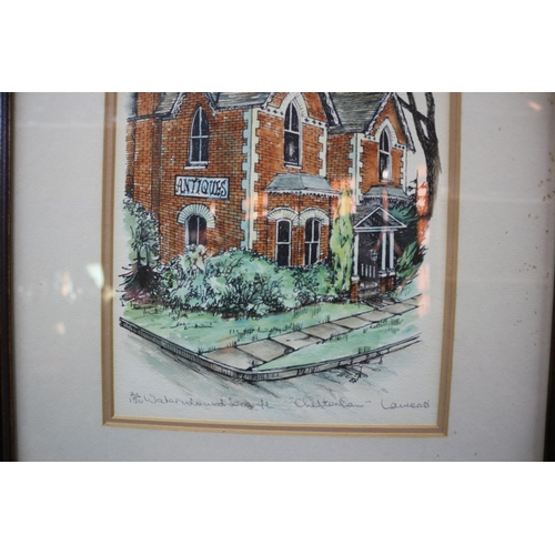 201 - Limited Edition Watercolour Serigraph 21/150 ‘Cheltenham’ Signed by Lawrence ‘82 - 35 x 46cm