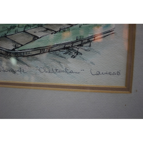 201 - Limited Edition Watercolour Serigraph 21/150 ‘Cheltenham’ Signed by Lawrence ‘82 - 35 x 46cm