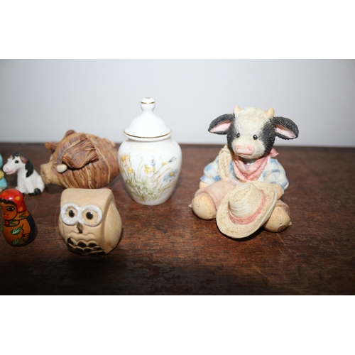 216 - Selection of Animal Figurines including Phillip Laureston and Enesco by Mary Rhyner