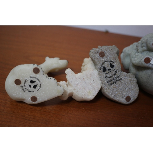 33 - Quarry Critters: Frog, Dog AF, Cat, Cat & Child, Polar Bear