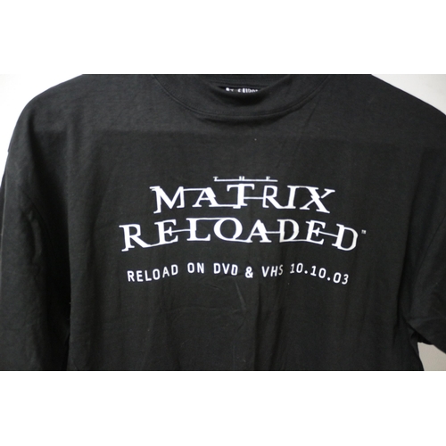 65 - The Matrix Reloaded Promo T-Shirt, Size L