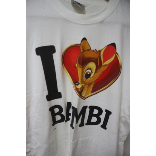 66 - I Love Bambi Promo T-Shirt, Size L