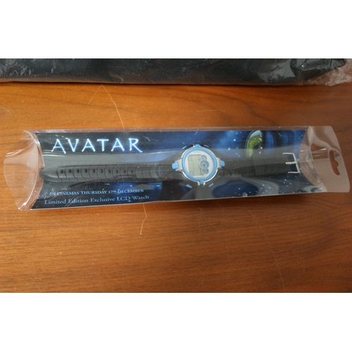 68 - AVTR Program ST - 630, Avatar Messenger Bag in Packet & Limited-Edition Avatar Watch in box