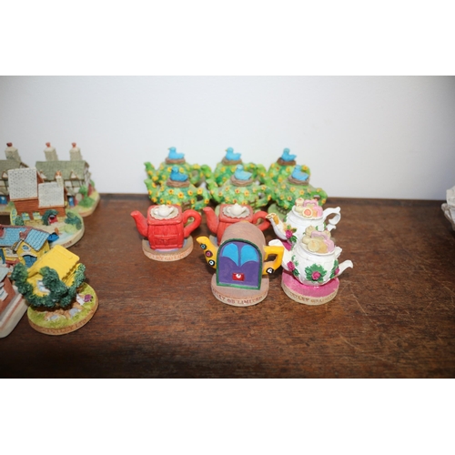 69 - Bundle of Tetley Tea Houses, Teapots & Animals