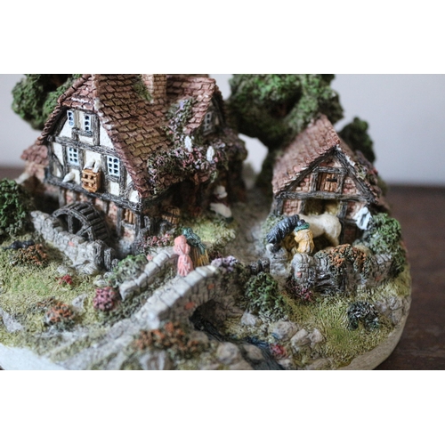 77 - The Country Village Collection & Danbury Mint 'The Old Mill' by Jane Hart Ornament 13.5cm Wide