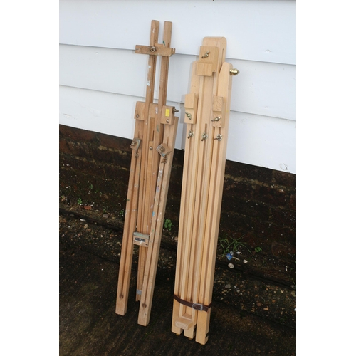 93 - 2x Wooden Easel