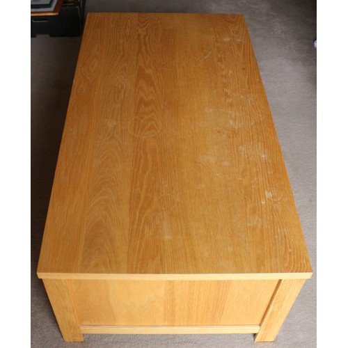 222 - Pine Coffee Table with 2 Drawers 
111cm long x 60cm wide x 40cm high