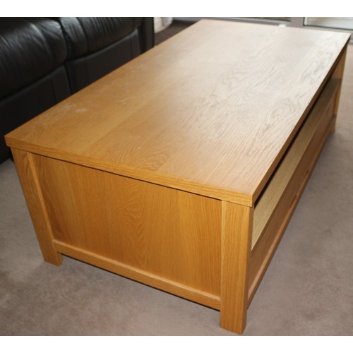 222 - Pine Coffee Table with 2 Drawers 
111cm long x 60cm wide x 40cm high