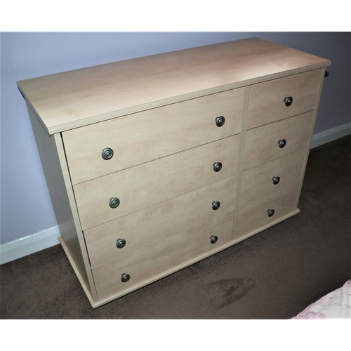 223 - Wood Effect Chest of 8 Drawers
97cm wide x 40cm Deep x 105cm High