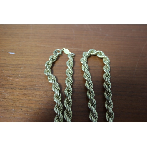 470 - Bijoux Cascio Rope Necklace