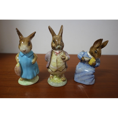 472 - 3 x Beswick Beatrix Potter's Figures