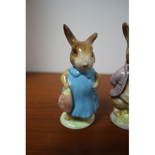 472 - 3 x Beswick Beatrix Potter's Figures