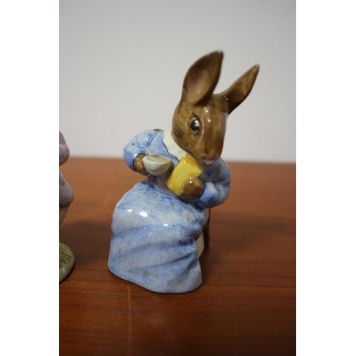 472 - 3 x Beswick Beatrix Potter's Figures