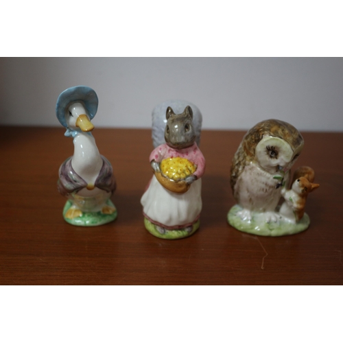 473 - 3 x Beswick, Beatrix Potter's Figures