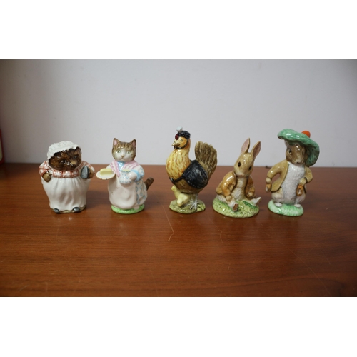 475 - 4 x Beswick Beatrix Potter's Figures plus 1 x Royal Albert Benjamin Bunny Figure