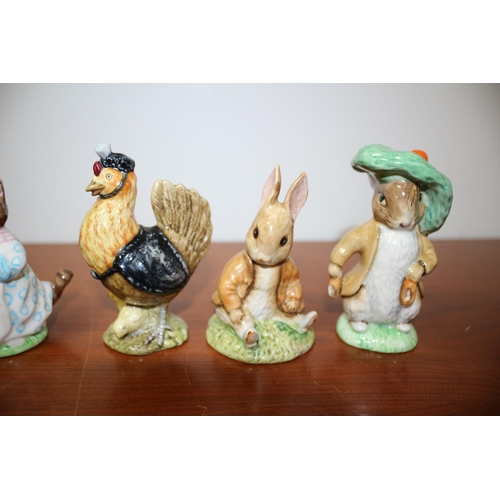 475 - 4 x Beswick Beatrix Potter's Figures plus 1 x Royal Albert Benjamin Bunny Figure