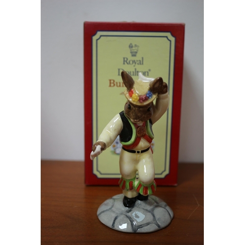 480 - Royal Doulton Morris Dancer Bunnykins Figure in Box