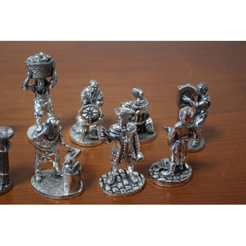 18 - Pewter Miniatures, Tallest is 9.5cm