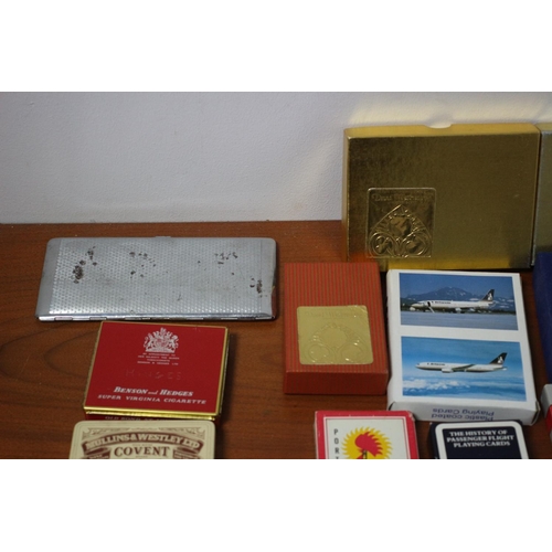 26 - Selection of Playing Cards & Tins