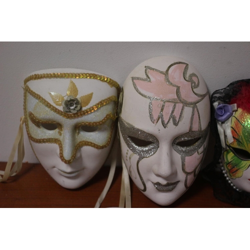 30 - Collection of Venetian Masks, China