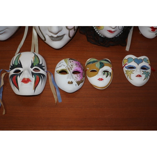 30 - Collection of Venetian Masks, China