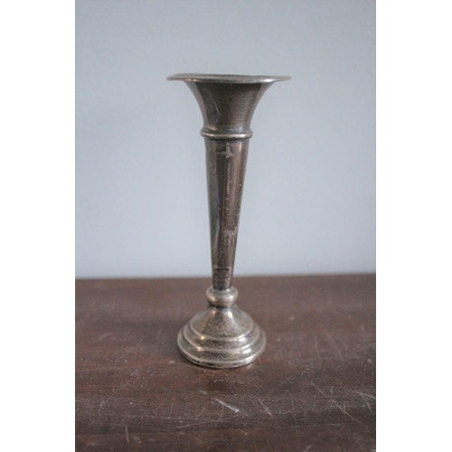 41 - Hallmarked Silver Candlestick Holder, 43.9g