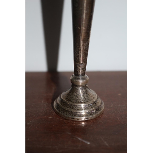 41 - Hallmarked Silver Candlestick Holder, 43.9g