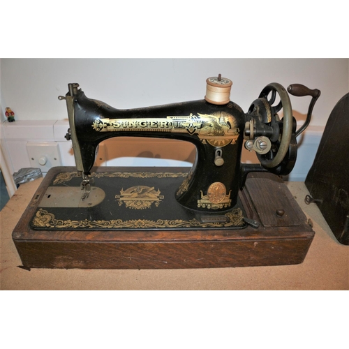 48 - Vintage Cased Singer Sewing Machine