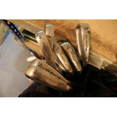 50 - Golf Clubs including Wilson and Cobra, In Bag