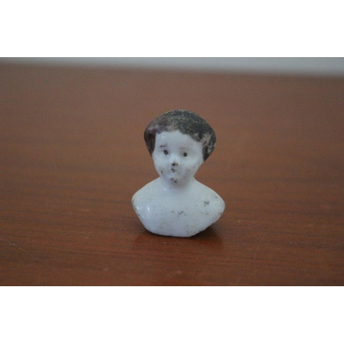 7 - Victorian Pin Cushion Head, 3cm high