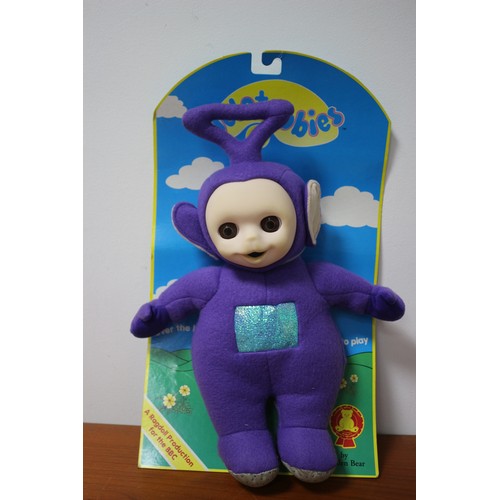 97 - Rare - Golden Bear Product Teletubbies 'Tinky Winky' 1996 Original Doll with Rolling Eyes, 39cm Tall... 