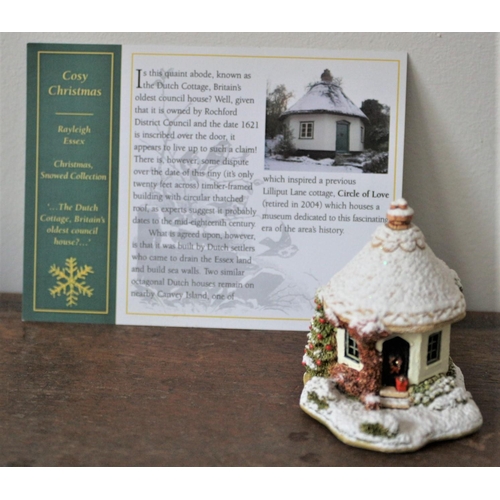 186 - Lilliput Lane 'Cosy Christmas'