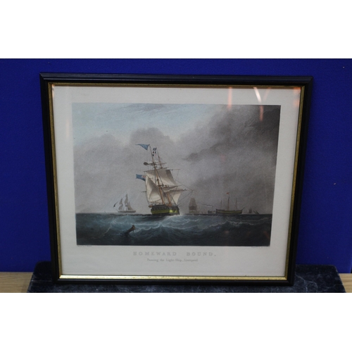 250 - Homeward Bound, painted by S Walters, Engraved by H Pappitill