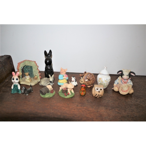 262 - Selection of Animal Figurines including Phillip Laureston and Enesco by Mary Rhyner