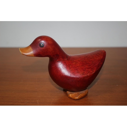 307 - DCUK Red Wooden Duck