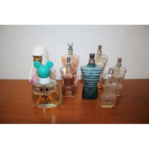 327 - Selection of Perfume Bottles including Jean Paul Gaultier, Nicki Minaj & Mickey Mouse 
Some with con... 