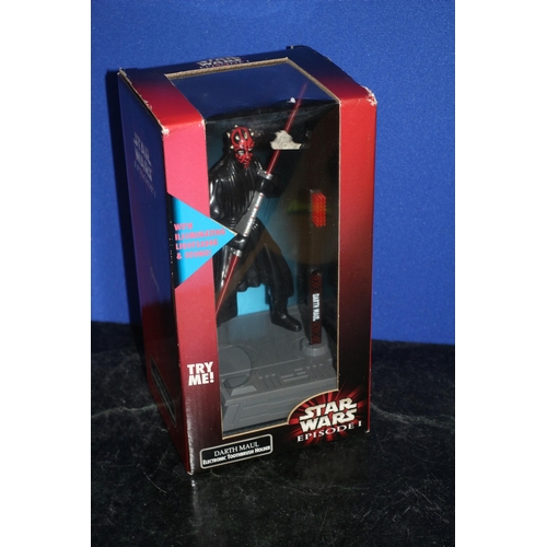 340 - Star Wars Darth Maul Toothbrush & Holder Boxed