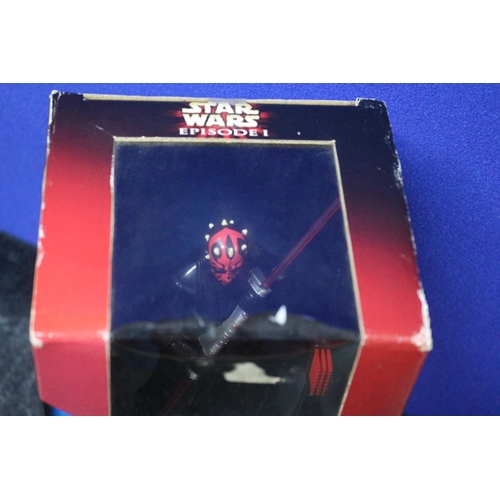 340 - Star Wars Darth Maul Toothbrush & Holder Boxed